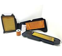OFFERTA KIT 3 FILTRI ARIA DESTRO SINISTRO TRASMISSIONE + FILTRO OLIO YAMAHA YP 400 MAJESTY 2004 2005 2006 2007 2008 2009 2010 2011 2012 2013 2014 2015