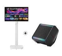 Offerta Kit Esclusivo: LG Smart Monitor Swing Schermo personale da 32" + xboom Stage 301 by will.i.am Party Speaker 120W - 32U889SA.STAGE