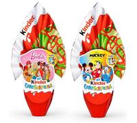 Offerta Kit Pasqua 2026 Kinder Gran Sorpresa BARBIE 150 Grammi + Kinder Gran Sorpresa MICKEY MOUSE & FRIENDS 150 Grammi con Maxi Sorpresa