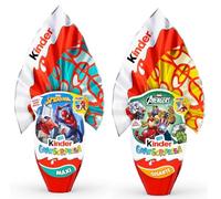 Offerta Kit Pasqua 2026 Kinder Maxi Gran Sorpresa AVENGERS 320 Grammi + Kinder Maxi Gran Sorpresa SPIDERMAN 320 Grammi con Maxi Sorpresa a Tema !