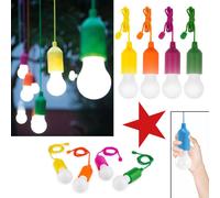OFFERTA LAMPADINA LED COLORATA SENZA FILI PORTATILE HANDY LUX COLORS VISTA IN TV