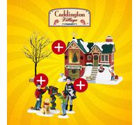 OFFERTA LEMAX CADDINGTON VILLAGE - THE LITTLE BRICK HOUSE + MAILBOX DECORATING