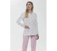 OFFERTA Linclalor CALIBRATO Pigiama Donna 100% Cotone LEGGERO Aperto Avanti