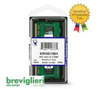 Kingston Technology 4GB DDR3-1600 memoria 1600 MHz ( KVR16S11S8/4 )