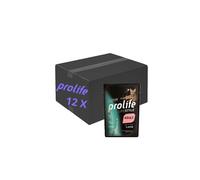 Offerta multipack Prolife cat lifestyle adult agnello 85gr x 12 pz