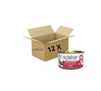 Offerta multipack Schesir cat complements pollo con gamberetti in brodo 70gr x 12 pz