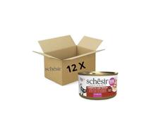 Offerta multipack Schesir cat complements tonnetto con triglia in brodo 70gr x 12 pz