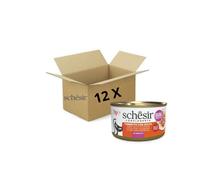 Offerta multipack Schesir cat complements tonnetto con zucca in brodo 70gr x 12 pz