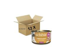 Offerta multipack Schesir cat complete tonnetto e pollo in brodo 85gr x 12 pz