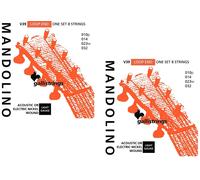 OFFERTA n° 2 MUTE MANDOLINO GALLI STRINGS V39 NICKEL WOUND DUE SET di CORDE V039