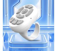 Offerta natalizia FloHua: telecomando wireless Bluetooth a sfioramento, compatibile con Selfie e Girapagine per ebook.