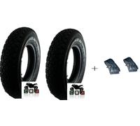 OFFERTA NUOVO KIT 2 PZ COPERTONE GOMMA 4.50 10 8PR +CAMERE D'ARIA PIAGGIO APE