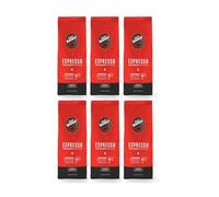 OFFERTA RISPARMIO - 6 sacchi da 1 Kg CAFFE' IN GRANI ESPRESSO CASA Vergnano