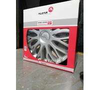 OFFERTA SALDO KIT 4 PEZZI COPPETTE IN PLASTICA DURA ALCAR DA 13" GRIGIO