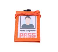 OFFERTA SPECIALE 3 porta badge tesserino pass in vera pelle portabadge italy
