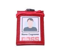 OFFERTA SPECIALE 3 porta badge tesserino pass in vera pelle portabadge italy