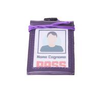 OFFERTA SPECIALE 3 porta badge tesserino pass in vera pelle portabadge italy