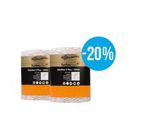 OFFERTA SPECIALE Duopack Filo Vidoflex TurboLine Plus 9 bianco 2x200m Gallagher