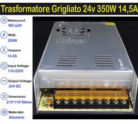 OFFERTA STOCK Trasformatore 220 24 volt DC da 24 a 360W Adattatore Switch Slim