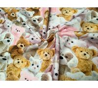 OFFERTA - Sweet TEDDY BEAR Tessuto Elasticizzato Cane Gatto Jersey Materiale ...