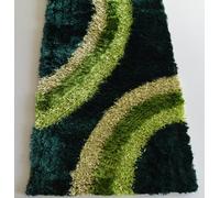 OFFERTA TAPPETO MIS CM 75X140 COL VERDE ART INDI SHAGGY EH45470703
