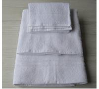 OFFERTA TRIS ASCIUGAMANI SPUGNA PER HOTEL COL BIANCO ART POSITANO