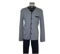 OFFERTA You365 Linclalor Pigiama uomo manica lunga aperto 100% cotone interlock