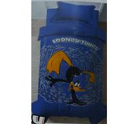 OFFERTACOPRILETTO TRAPUNTATO SINGOLO 100GR/MQ MICROFIBRA LOONEY TUNES DAFFY DUCK