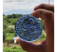 Offerte buddiste tibetane in pietra Mani di cristallo Fornitura di mantra a sei caratteri Accessori fortunati e coraggiosi raccolta domiciliare