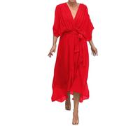 Offerte Day Prime 11 12 Luglio Womens Summer Dresses Vestito Morbido Lungo Mare Abito Cerimonia Madrina Vestito Casual Donna Abbigliamento da Cocktail Vestiti Donna Eleganti Maniche Lunghe My Orders