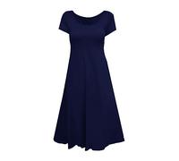 Offerte del giorno Maxi Abiti da donna UK Abiti in maglia per le donne UK Estate Sandali Abito lungo gotico Pomeriggio Abiti da tè Donne Liquidazione Prime Offerte del giorno Solo oggi, Blu, M
