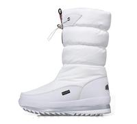 Offerte di Natale Stivaletti Donna Invernali Scarpe Uomo Donna Invernali Impermeabili Antiscivolo Stivaletti Invernali con Pelo Scarpe Impermeabili Polacchine Donna Invernali Bianche (Bianco, 40)