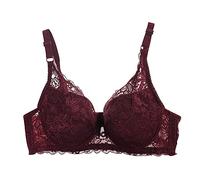 Offerte Lampo del Giorno Reggiseno Sexy da Donna di Grandi Dimensioni, Stile Ultra Sottile, Senza Spugna, Reggiseno Push-Up in Pizzo Sexy, Reggiseno Piccolo per Tutti I Giorni E Petto Grande