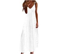 Offerte Oggi Lampo Abito Estivo Donna Lungo Curvy Abito Corto Spiaggia Vestito Donna Elegante da Sera Abito Lungo Primavera Costume Carnevale Donna Offerta Todays Daily Deals Colla