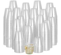 OFFERTE PER LE FESTE 500 Bicchierini da Shot Monouso da 1 oz, Bicchieri da Shot in Plastica Dura Trasparente, Shot di Whiskey Jell-O, Salse da De