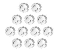 Offgridtec 12 Copriprese di Sicurezza per Bambini con Meccanismo di Rotazione a 2 Vie, Riutilizzabili, in Plastica ABS Resistente e Durevole, Compatibili con Prese Standard Tedesche, Bianco
