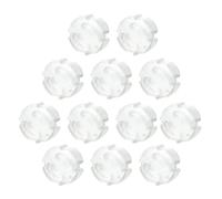 Offgridtec 12 Copriprese di Sicurezza per Bambini con Meccanismo di Rotazione a 2 Vie, Riutilizzabili, in Plastica ABS Resistente e Durevole, Compatibili con Prese Standard, Trasparente