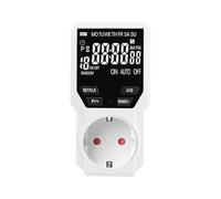 Offgridtec - Adattatore per presa digitale con timer LCD, timer con spina Schuko con 18 programmi configurabili, modalità casuale e conto alla rovescia, controllo manuale/automatico, 230V 16A 3680W