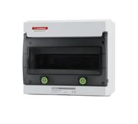 Offgridtec Cassetta di distribuzione con 12 moduli e guida DIN, IP66, resistente ai raggi UV e alla polvere, richiudibile a chiave, fino a 650 °C, per interni/esterni, industria e ricarica EV
