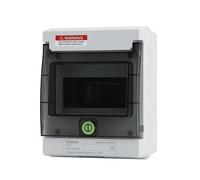 Offgridtec Cassetta di distribuzione con 6 moduli e guida DIN, IP66, resistente ai raggi UV e alla polvere, richiudibile a chiave, fino a 650 °C, per interni/esterni, industria e ricarica EV