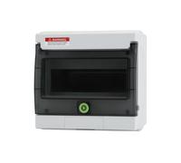 Offgridtec Cassetta di distribuzione con 9 moduli e guida DIN, IP66, resistente ai raggi UV e alla polvere, richiudibile a chiave, fino a 650 °C, per interni/esterni, industria e ricarica EV