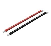 Offgridtec Cavo Batteria da 1 m, 50 mm², M8, terminale a Morsetto a Vite, Resistente a Olio, Freddo e UV, ignifugo, per dispositivi con Attacco a Morsetto a Vite M8, Elevata capacità di carico, Rosso