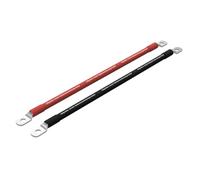 Offgridtec Cavo Batteria da 2 m, 16 mm², con Occhielli M8 su Entrambi i Lati, Resistente all'olio, al Freddo e ai Raggi UV, ignifugo, per dispositivi con terminale a Vite M8, Ideale per regolatori di