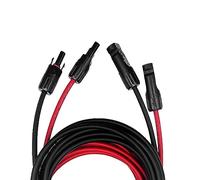Offgridtec Cavo di collegamento PV maschio a PV maschio 6 mm², 8 m, rosso/nero