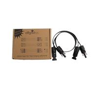 Offgridtec Cavo piatto da PV a PV 4 mm², cavo di prolunga solare ultra piatto con connettori di alta qualità, collegamento Plug & Play da 40 A per moduli solari, power station e inverter (0,5 m)