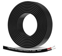 Offgridtec Cavo solare 2x10mm², cavo PV bipolare per impianti fotovoltaici, design flessibile e separabile, rame stagnato con isolamento XLPO, resistente a calore e intemperie, DC, 20 m