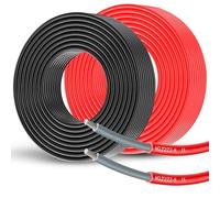 Offgridtec Cavo solare H1Z2Z2-K 6mm², cavo in rame unipolare per impianti fotovoltaici, resistente ai raggi UV e agli agenti atmosferici, privo di alogeni, conforme a IEC 60228 EN 50618 (50m, rosso)