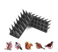 Offgridtec Confezione da 20 Picchetti Repellenti per Piccioni, Picchetti Repellenti per Uccelli da 6 M, Protezione Gatti per Balcone, Davanzale, Recinzione, Tetto, Facile da Installare - Nero