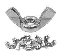 Offgridtec Dadi ad ala in acciaio inox A2 V2A 304 DIN315, 15 pezzi M4