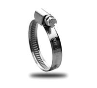 Offgridtec Fascette stringitubo professionali in acciaio inox V2 DIN3017, larghezza banda 9 mm, campo di serraggio 25 mm - 40 mm (10 pezzi)